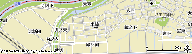 愛知県刈谷市泉田町半崎周辺の地図