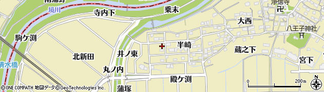 愛知県刈谷市泉田町半崎179周辺の地図