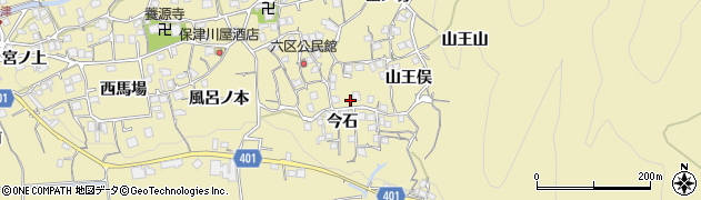 京都府亀岡市保津町今石周辺の地図