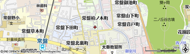 京都府京都市右京区常盤柏ノ木町1周辺の地図