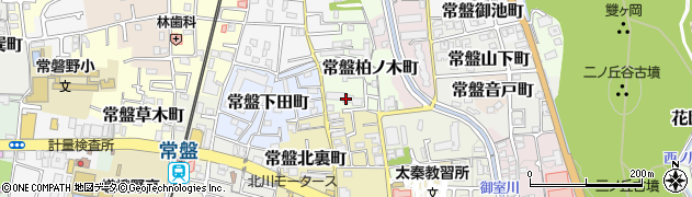 京都府京都市右京区常盤柏ノ木町2周辺の地図