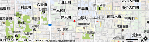 京都府京都市上京区白銀町260周辺の地図