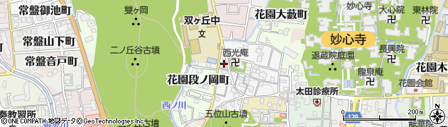京都府京都市右京区花園宮ノ上町11周辺の地図