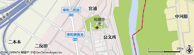 愛知県豊田市幸町（寺前）周辺の地図