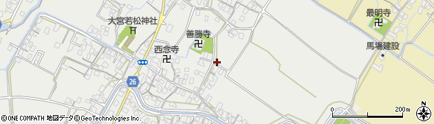 滋賀県草津市南山田町周辺の地図