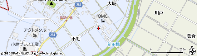愛知県豊田市駒新町不毛4周辺の地図