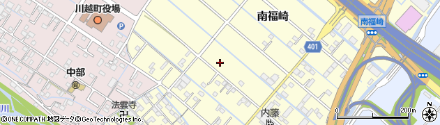三重県川越町（三重郡）南福崎周辺の地図