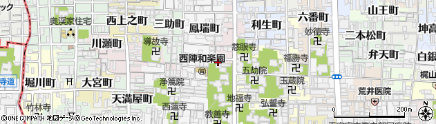 京都府京都市上京区三番町周辺の地図