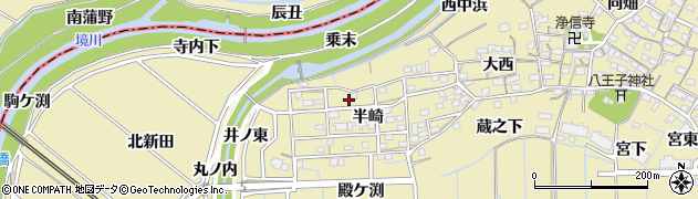 愛知県刈谷市泉田町半崎108周辺の地図