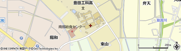愛知県立豊田工科高等学校周辺の地図