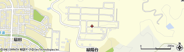 愛知県岡崎市桑原町（緑陽台）周辺の地図