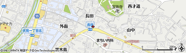 ローソン東海富木島長田店周辺の地図