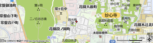 京都府京都市右京区花園宮ノ上町5周辺の地図