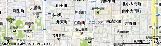 京都府京都市上京区白銀町246周辺の地図