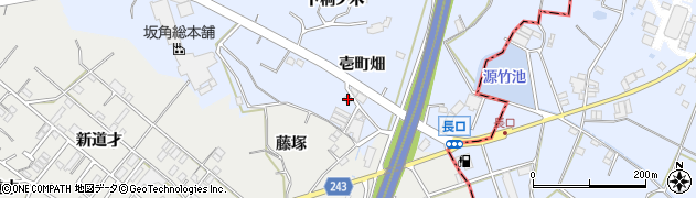 愛知県東海市荒尾町（壱町畑）周辺の地図