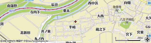 愛知県刈谷市泉田町半崎113周辺の地図