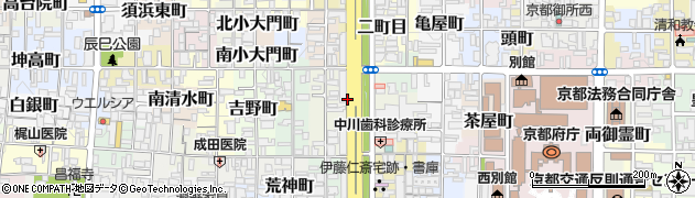 京都府京都市上京区桝屋町周辺の地図