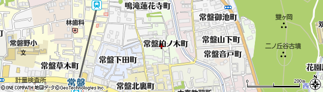 京都府京都市右京区常盤柏ノ木町5周辺の地図