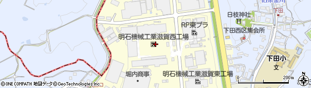 滋賀県湖南市日枝町周辺の地図