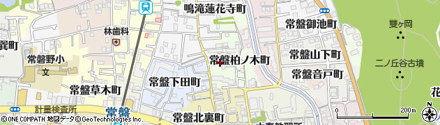 京都府京都市右京区常盤柏ノ木町3-12周辺の地図