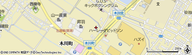 なごやか亭草津木川店周辺の地図