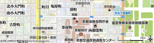 京都府京都市上京区薮之内町周辺の地図