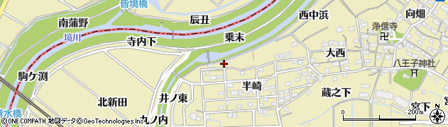 愛知県刈谷市泉田町半崎104周辺の地図