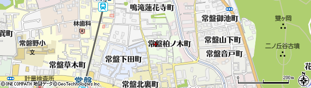 京都府京都市右京区常盤柏ノ木町3-10周辺の地図