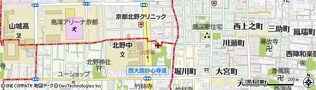 京都府京都市北区大将軍東鷹司町221周辺の地図