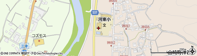 兵庫県宍粟市山崎町神谷376周辺の地図