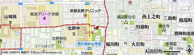 京都府京都市北区大将軍東鷹司町222周辺の地図