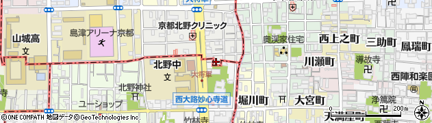 京都府京都市北区大将軍東鷹司町220周辺の地図