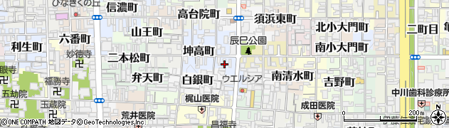 京都府京都市上京区山本町96周辺の地図