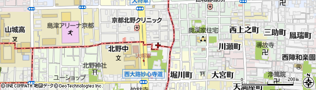 京都府京都市北区大将軍東鷹司町225周辺の地図