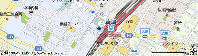 関西みらい銀行草津西支店 ＡＴＭ周辺の地図