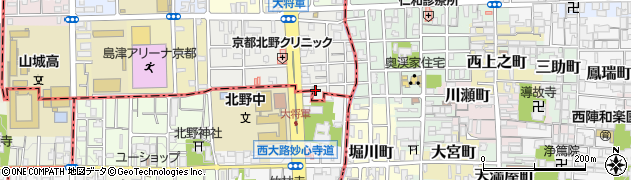 京都府京都市北区大将軍東鷹司町218周辺の地図