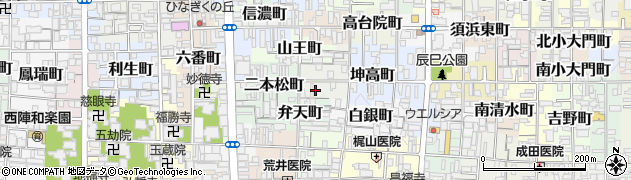 京都府京都市上京区新御幸町周辺の地図