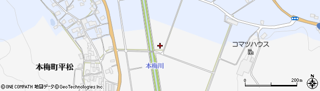 京都府亀岡市本梅町平松（下田）周辺の地図