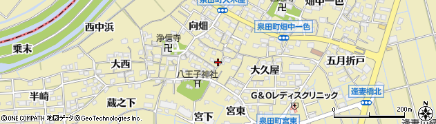 愛知県刈谷市泉田町向畑31周辺の地図
