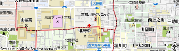 京都府京都市北区大将軍東鷹司町59周辺の地図