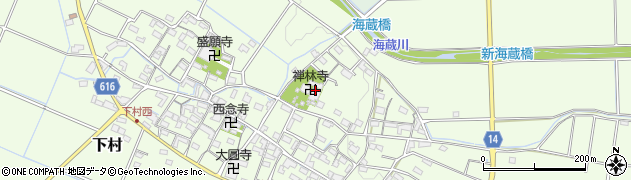 禅林寺周辺の地図