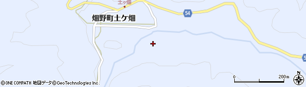 京都府亀岡市畑野町土ケ畑（向井）周辺の地図