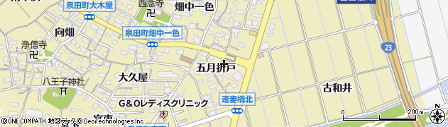 愛知県刈谷市泉田町五月折戸70周辺の地図
