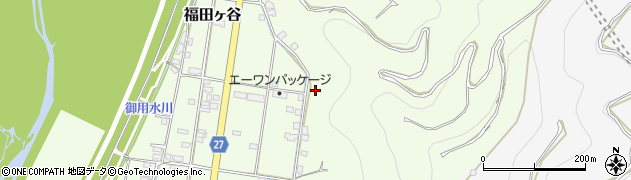 静岡県静岡市葵区福田ヶ谷周辺の地図