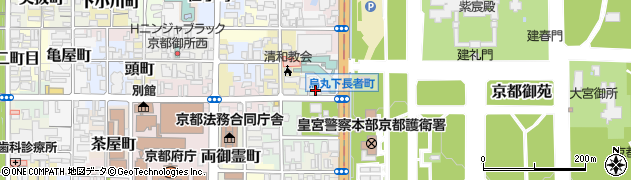 京都府京都市上京区鷹司町周辺の地図