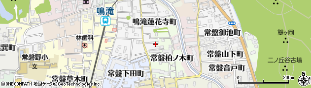 京都府京都市右京区常盤柏ノ木町7周辺の地図