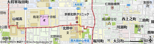 京都府京都市北区大将軍東鷹司町66周辺の地図