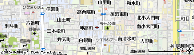 京都府京都市上京区山本町93周辺の地図