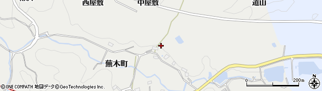 愛知県豊田市蕪木町中屋敷241周辺の地図
