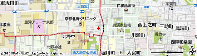 京都府京都市北区大将軍東鷹司町191周辺の地図